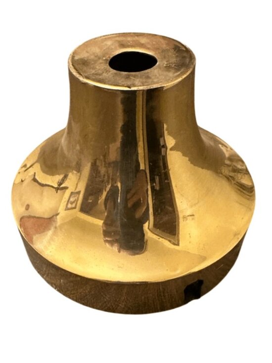 Vintage Other - Vintage Modern Style Brass Ceiling Light Canopy
